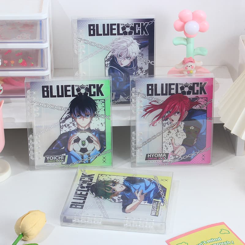 Blue Lock-Blue Prison Forbidden Zone Acrylic Card Book Animation Secondary Dimension Peripheral Loose-leaf Small Card diy Collection Card Book