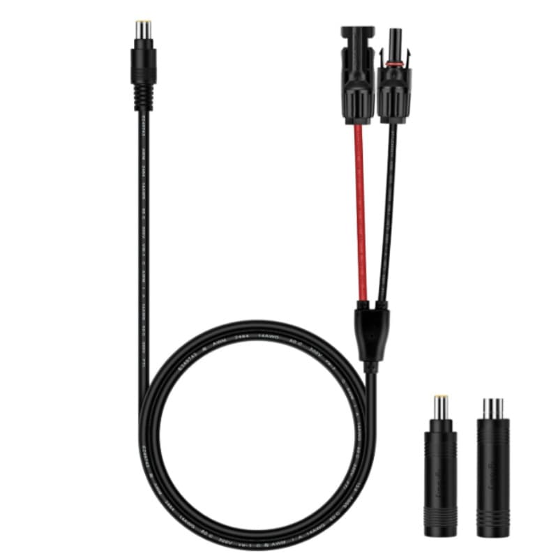 Solar panel adapter cable MC4 to DC5525 charging cable Portable energy storage cable