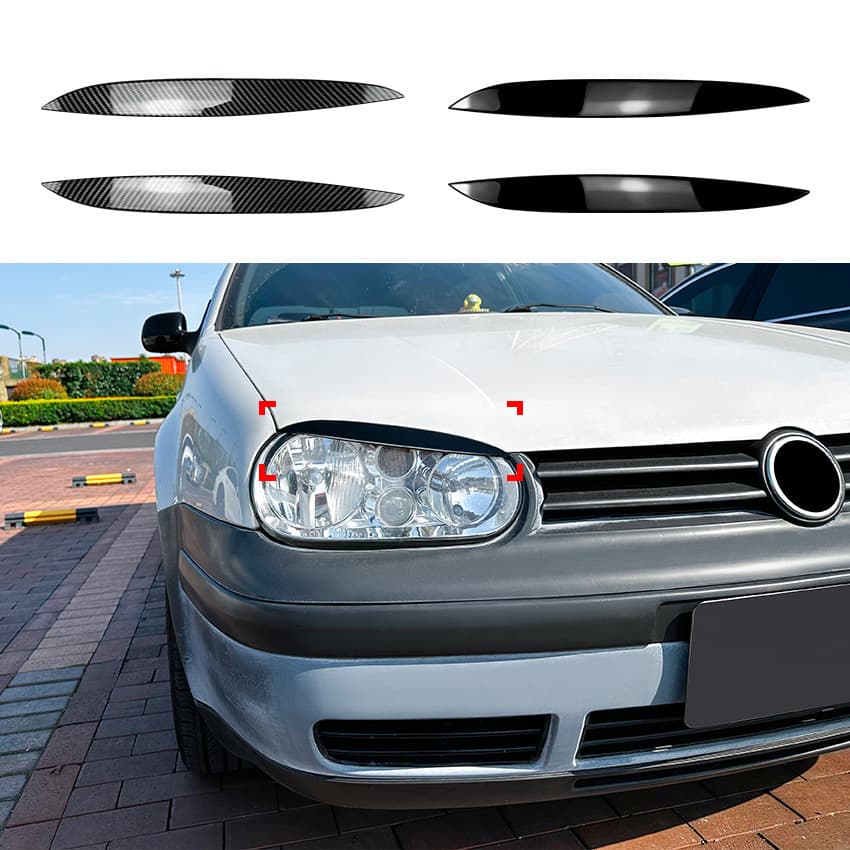 Suitable for Volkswagen Golf 4 High 4 Golf MK4 headlight eyebrow car sticker exterior modification
