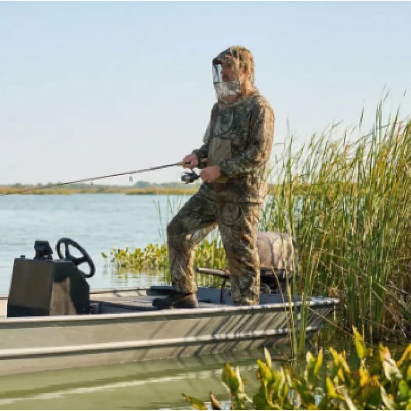 Cross-Border Portable Innovative Design Mosquito Hunting Suit Camouflage Mosquito-Repellent Hunting Clothing
