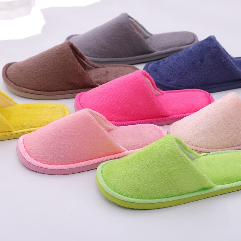 New Long Plush Indoor Home Autumn/Winter Wood Floor Warm EVA Maternity Cotton Slippers, Cixi Unisex Couple