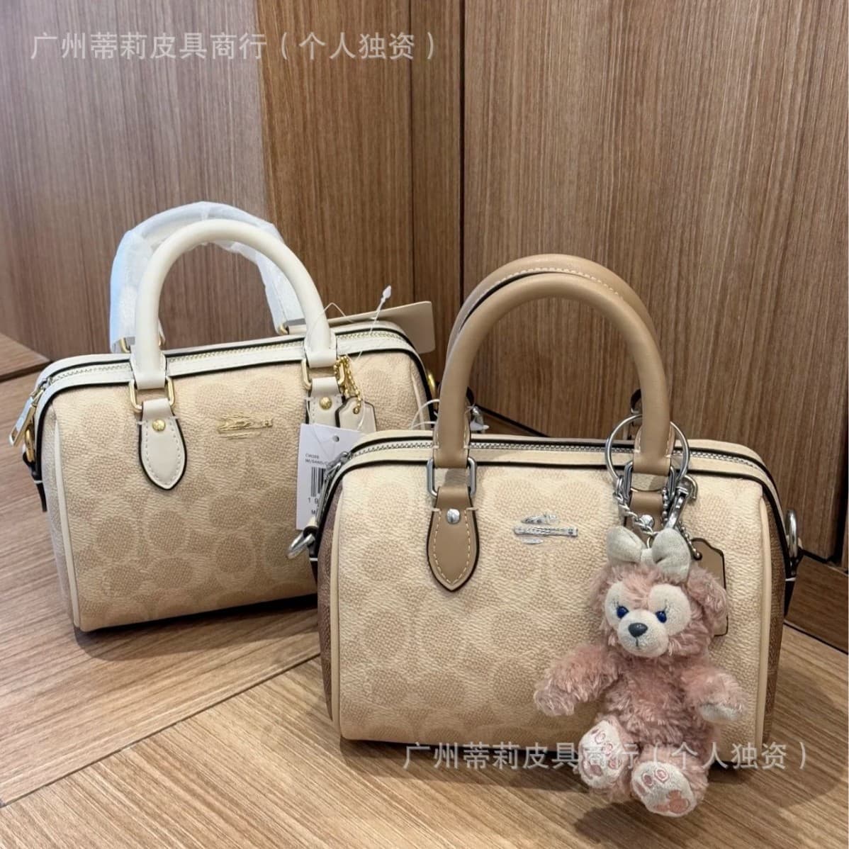 Koujia New High Edition Rowan18 Boston Classic Vintage Monogram Pillow Bag Mini Handheld Crossbody Bag [05]