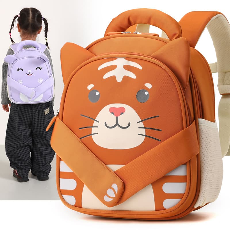 Children's Backpack Kindergarten Schoolbag Lightweight for Girls 3-6 Years Old Cute Baby Preschool Double Shoulder Small Backpack