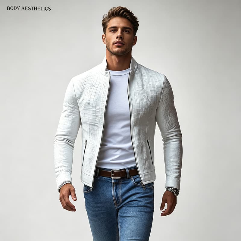 Cross-border men's spring and autumn jackets men's stand collar business style Korean style jackets men's tops jackets