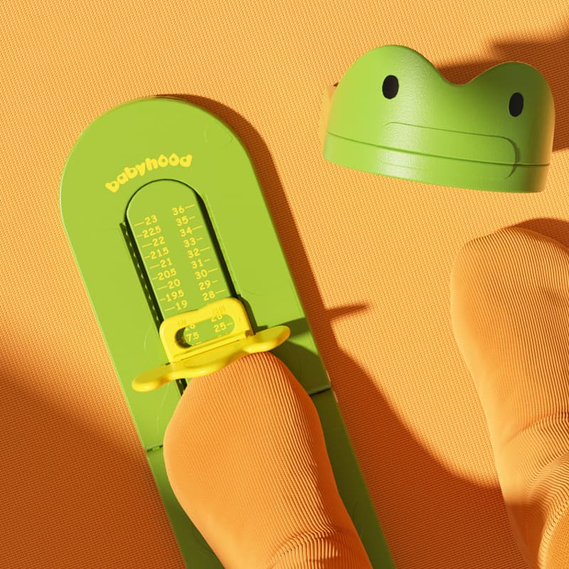 Baby Foot Measurer, Child Measurement Tool for Kids and Infants, Home In-Shoe Size Measurement Device, Universal Foot Measuring Gadget