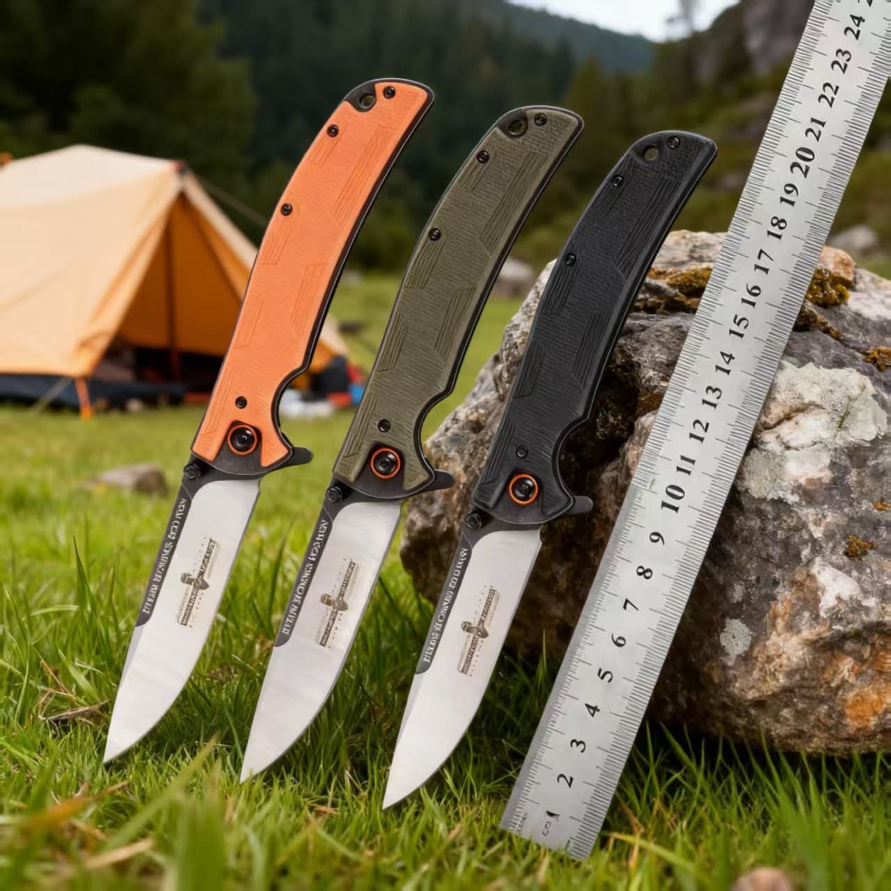 High-Hardness Outdoor Folding Knife, High-Quality Tactical Knife, Small Knife for Survival, Portable Pocket Folding Knife
