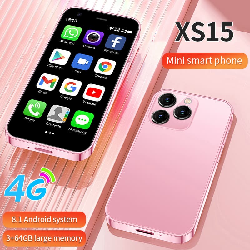 Cross-border XS15 Portable Mini Small Phone 3.5-inch 3+64G in Stock Android Foreign Trade Low Price Smartphone Wholesale