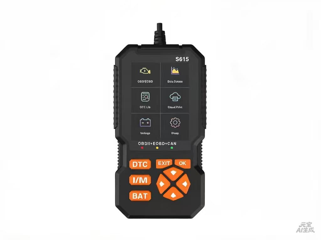 S615 Car Diagnostic Tool Compatible with All OBD-II Protocol Vehicles