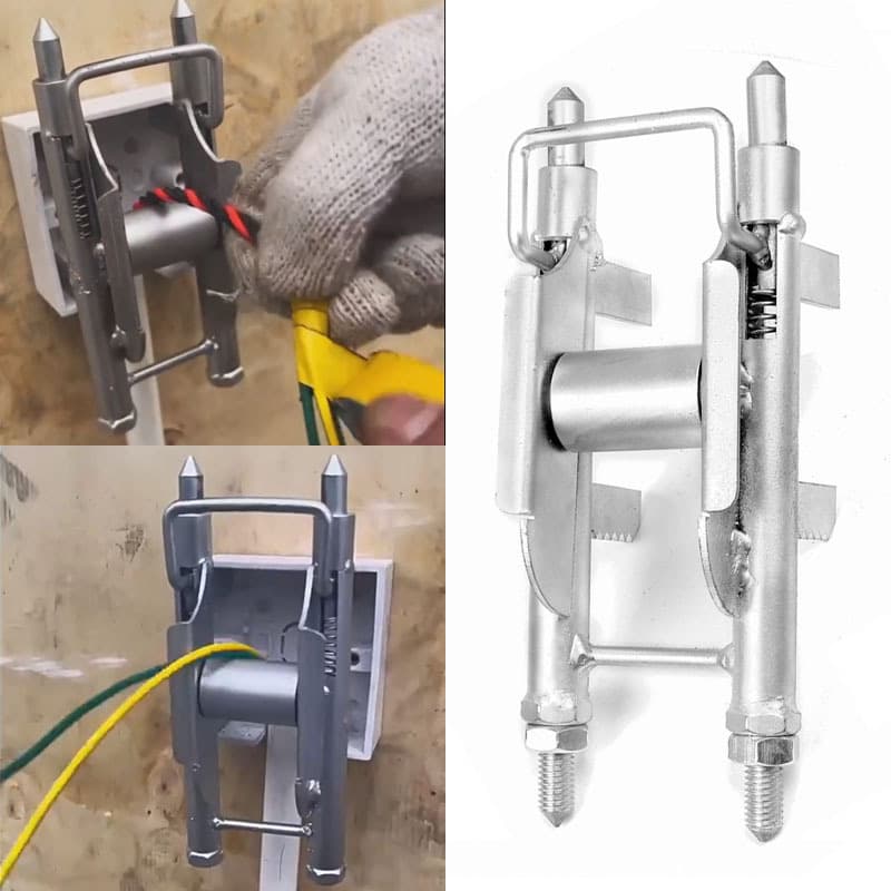 Electrician Wire Puller, Single-Person Wire Pulling Tool, Universal for Junction Boxes and Electrical Panels with Pulley, Renovation Tool
