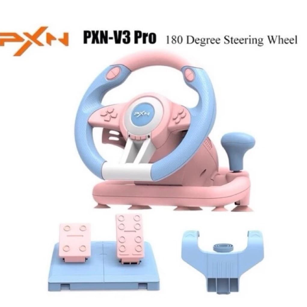 Lai Shida PXN-V3 racing game steering wheel compatible with PC/PS3/4/one/switch console