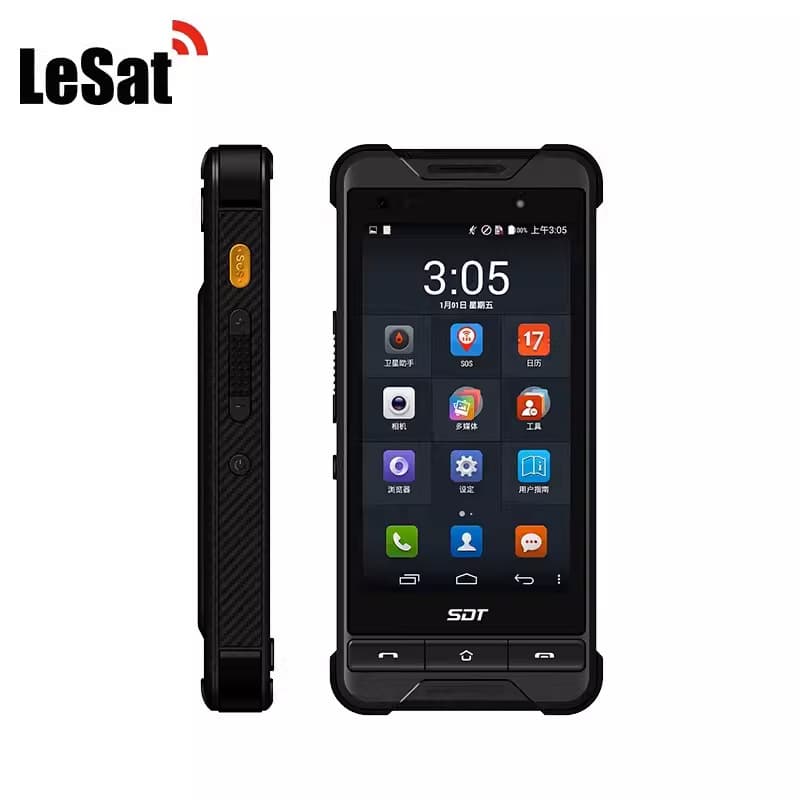 Lesat P2 Satellite Phone Lesat Tiantong No.1 Beidou Positioning Large-Screen Dual-Mode Emergency Equipment for Disaster Relief