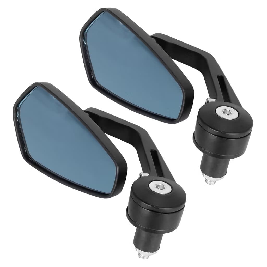 Cross-border motorcycle rearview mirror retro handlebar mirror pedal modified handlebar mirror inverted rear mirror wide-angle reflector