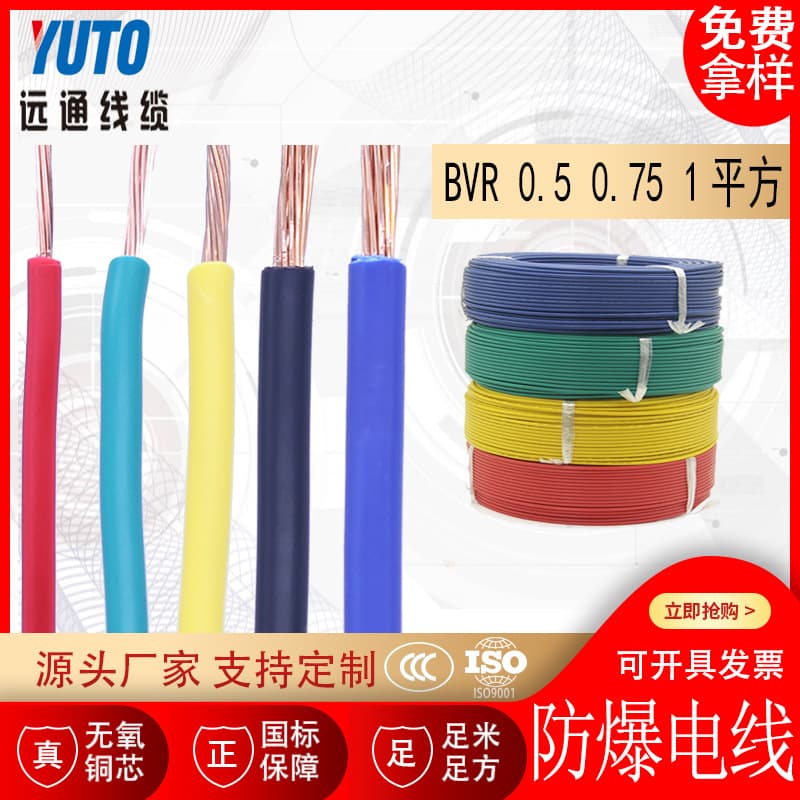 Vacuum Explosion-Proof Special Wire BVR0.5 0.75 1.0
