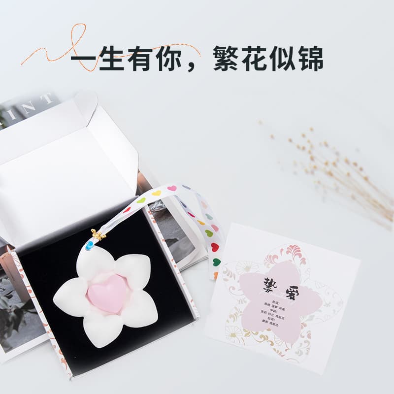Five-Star Gypsum Scented Hanger for Wardrobe Diffuser Stone - Home Solid Fragrance, Bedroom and Car Souvenir Boxed Scented Hanger
