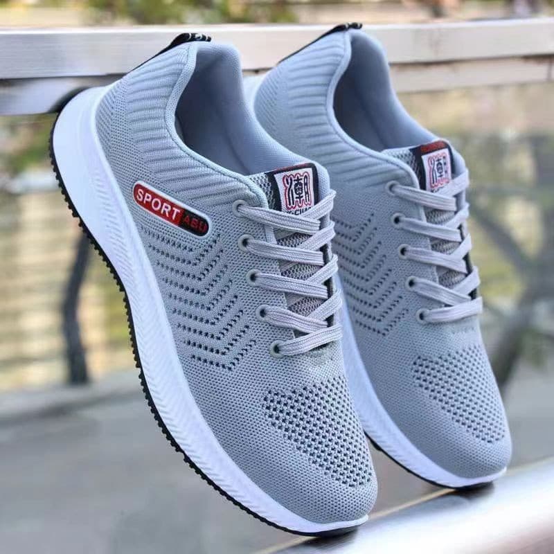 Breathable Casual Sports Shoes Cross-border Trade Men's Shoes Flywoven Mesh Shoes Fashion Trendy Shoes Lightweight Comfortable Jogging Shoes