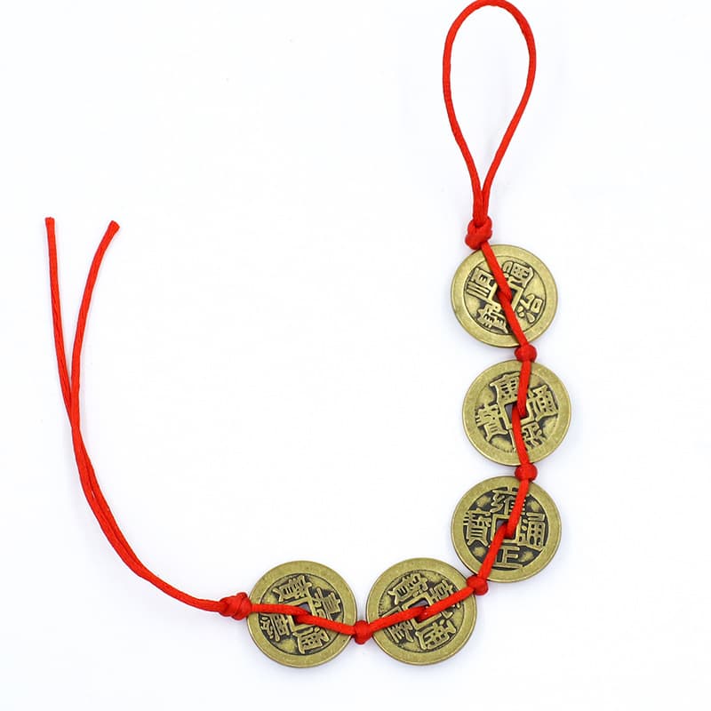 Factory Wholesale Pure Copper Five Emperor Coins Ten Emperor Coins Thickened Threshold Weight Ancient Style Qing Dynasty Brass Six Emperor Coins