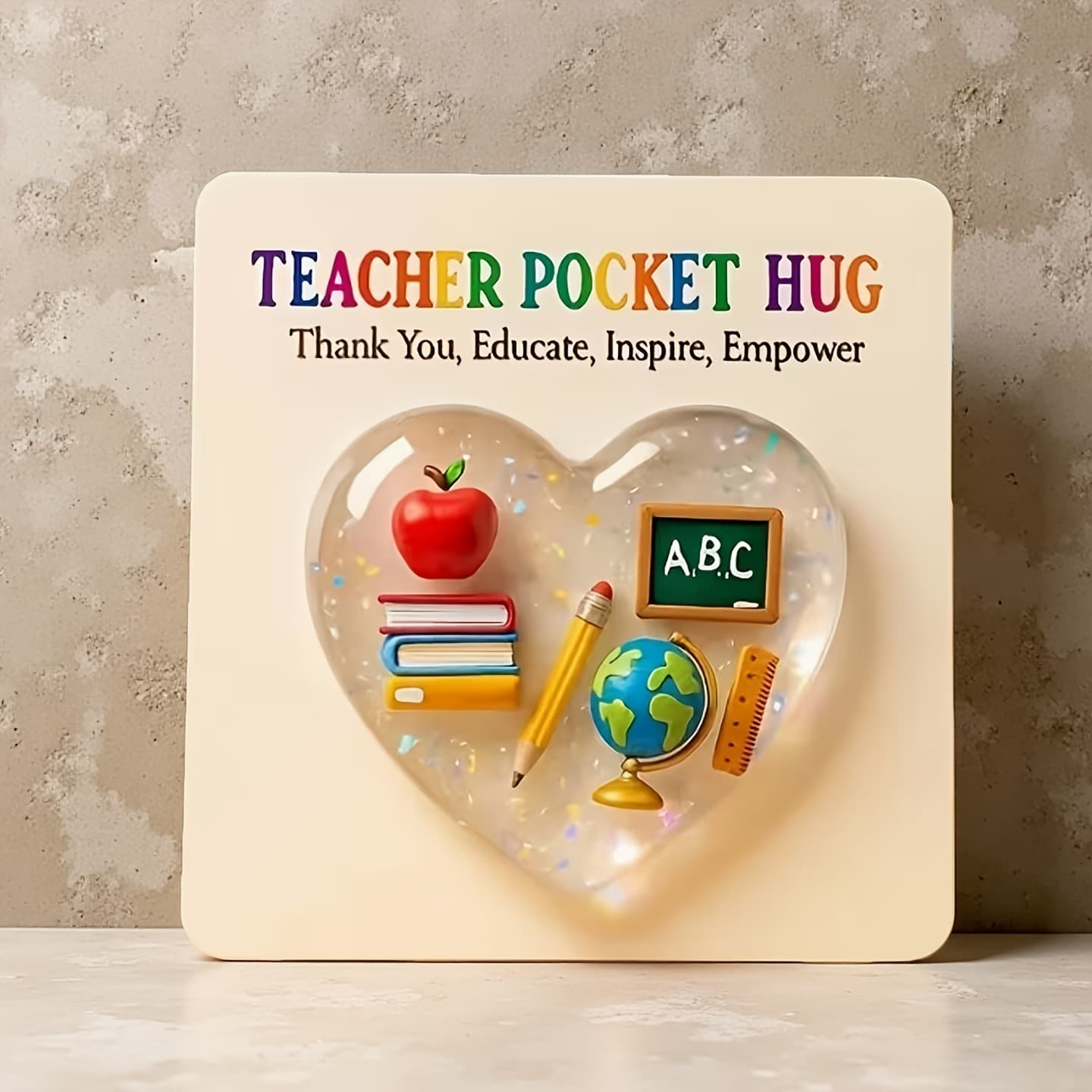 TEMU Xiyin back-to-school season pocket card cross-border hot love Pocket Hug hug jewelry packaging card