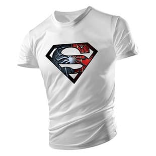 New 2025 Summer Men's Sports Short Sleeve T-Shirt, Youthful Round Neck Casual Top with Cartoon Print