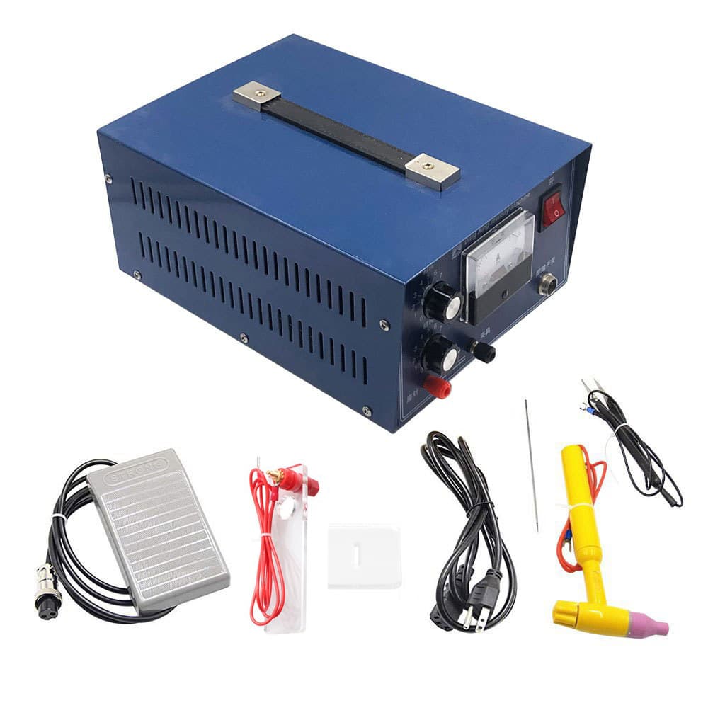 Dingxing Jewelry Spot Welder 50A Gold and Silver Necklace Bracelet Welding Ring Small Machine 30A Handheld Welding Torch Spot Welder