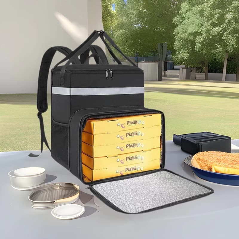 Box Backpack Rider Delivery Insulated Backpack for Food Delivery Pizza Bag Insulated Delivery Box