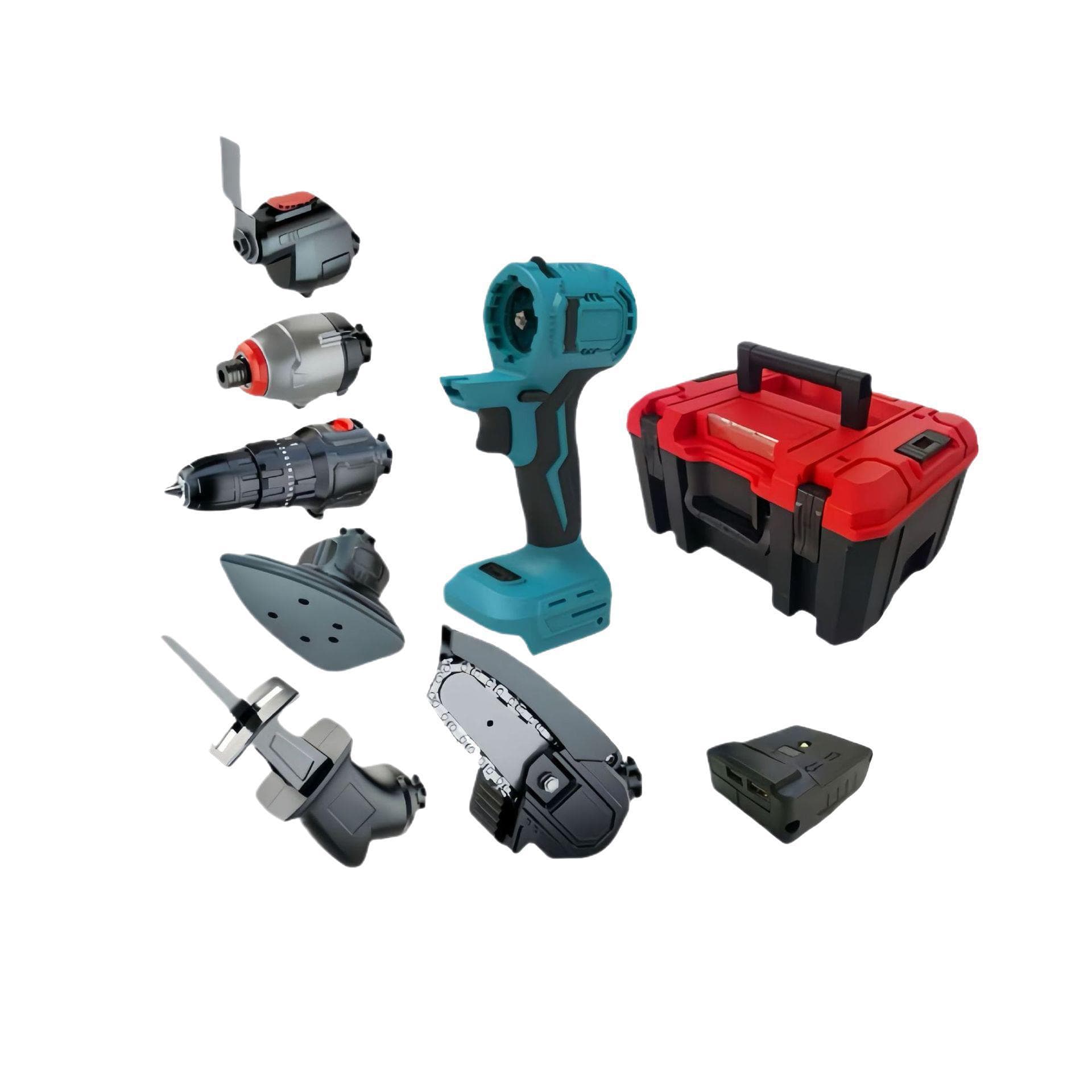Power Tool Set Multi-Function Charging Drill Home Garden Woodworking Lithium Battery Combo Set Multi-Tool Multi-Use Tool