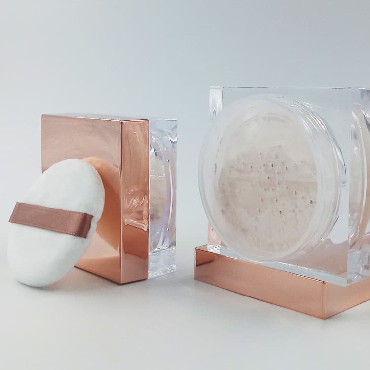 Cross-border no logo small batch printable setting powder natural soft focus light and thin setting powder setting powder makeup