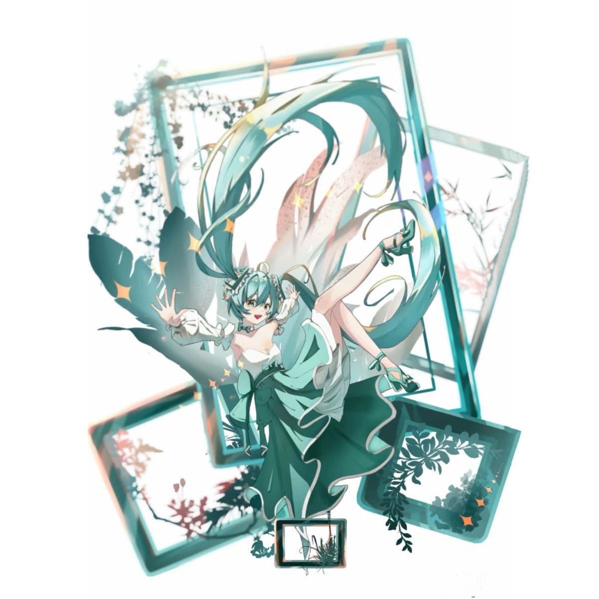 Hatsune Miku Furyu Commemorative New Standee Desktop Decoration Gift for Friends and Besties