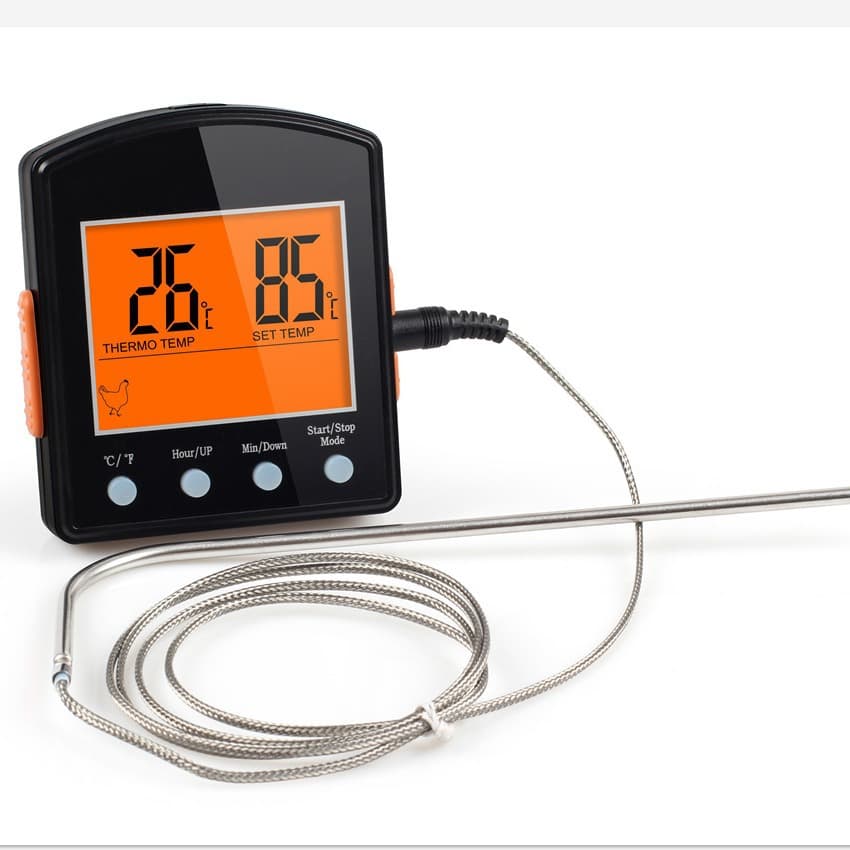Manufacturer of kitchen oven thermometers, stainless steel probe food thermometers, BBQ thermometer wholesale.