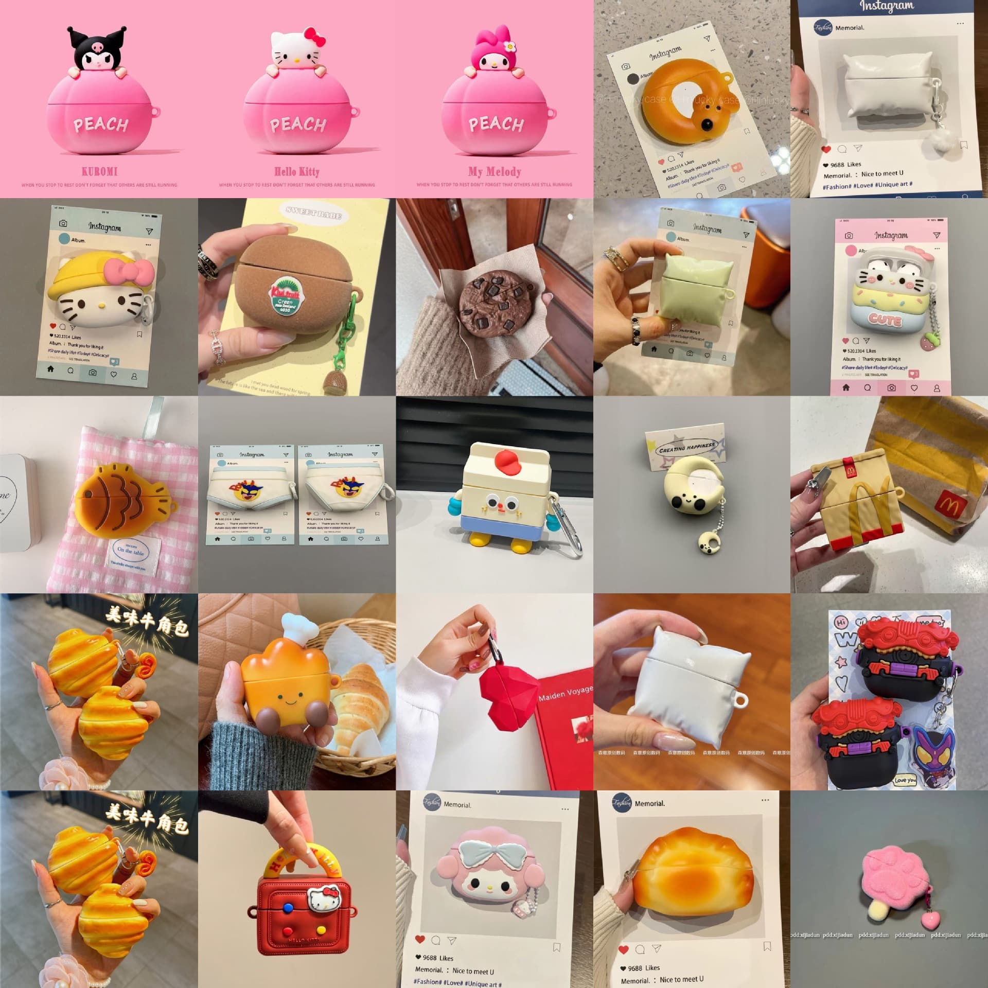 Creative 3D Egg Case Compatible with AirPods Pro 2 Apple Earphone Cover AirPods Pro 3 Protective Shell