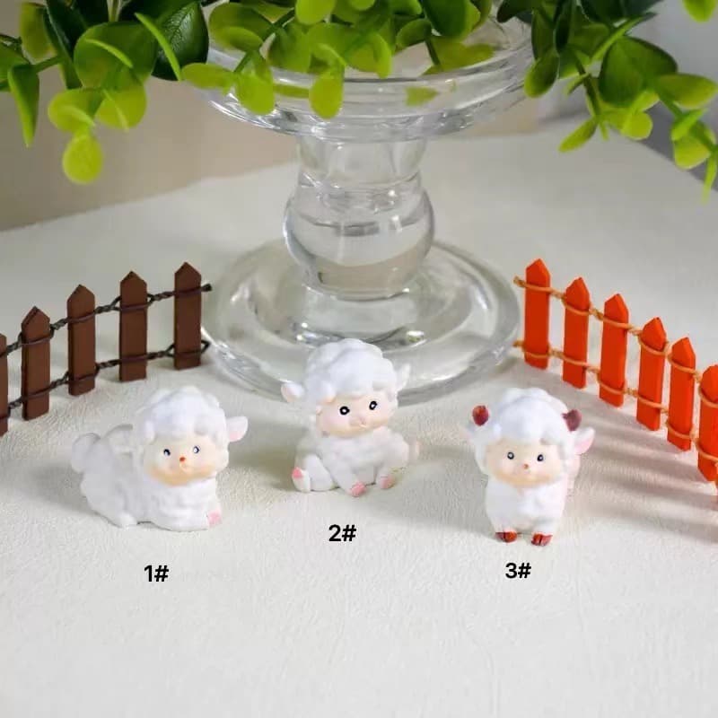 Cross-border Cute Little Sheep Silicone Mold DIY Baking Cake Chocolate Decoration Mold Resin Drop Mold