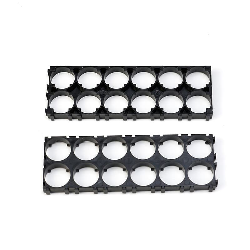Factory direct sales 21700 fixed lithium battery bracket 2X6 battery core bracket combination connection universal tray bracket