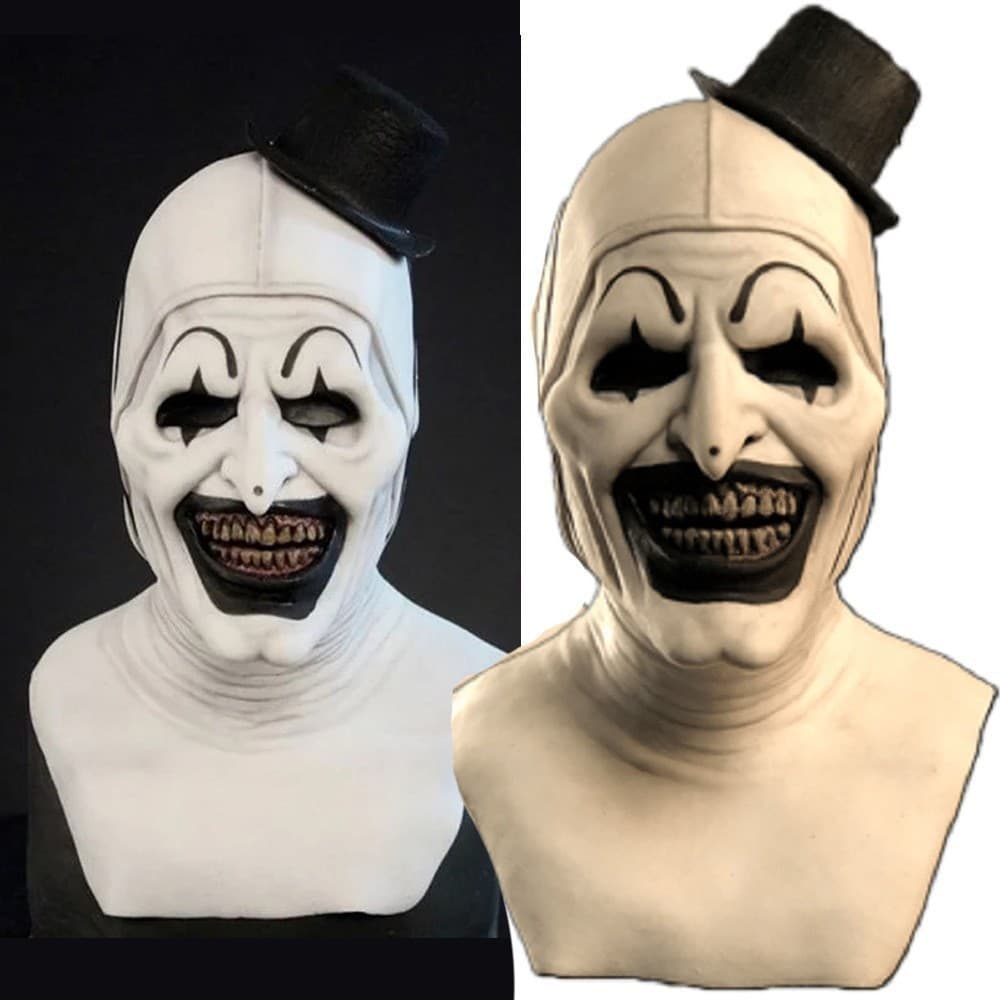 Cross-border Bloody Grim Reaper Clown Halloween Horror Role-Play Clown Cosplay Costume Stage Performance Outfit