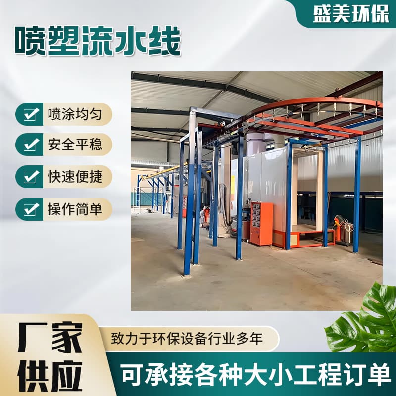Semi-Automatic Fully Automatic Coating Line Production Line Industrial Electrostatic Powder Spraying Equipment Powder Coating Line