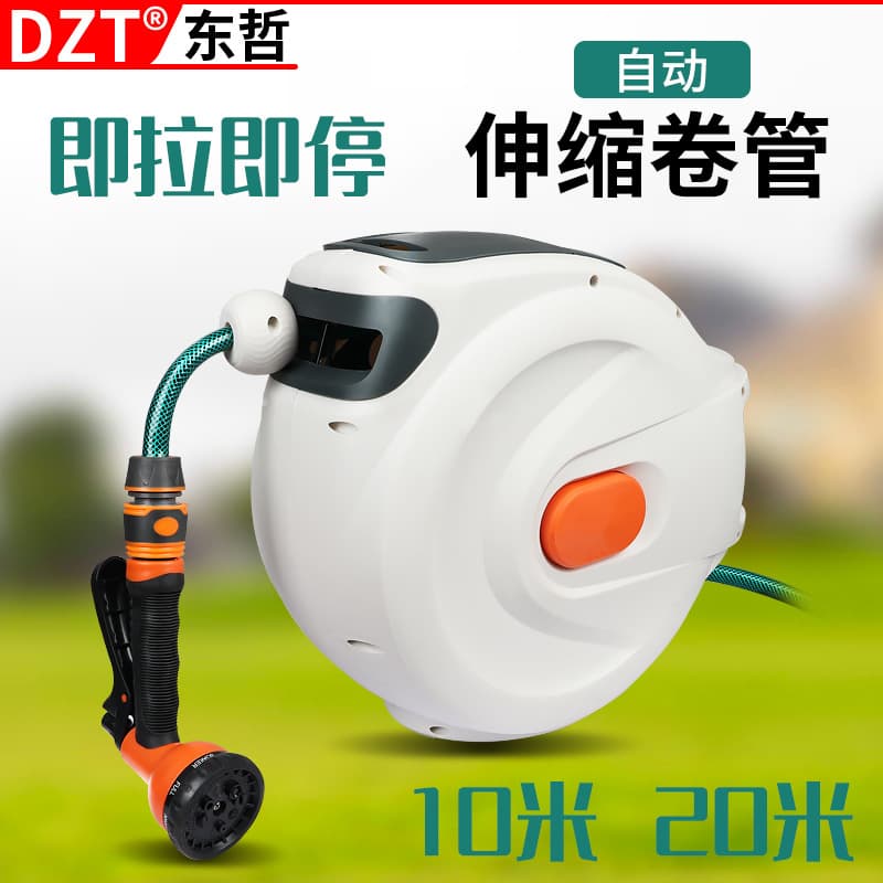 Car Wash Air, Electric, Water, and Foam Drum with Automatic Retractable Hose Reel for High-Pressure Car Wash Equipment