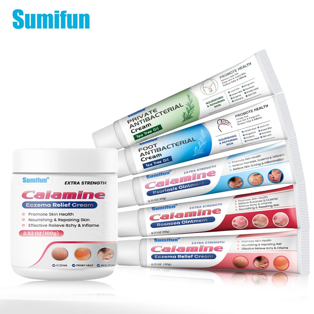 Sumifun calamine and tea tree oil skincare cream, fast-selling cross-border ointment for AliExpress and Amazon, wholesale and ready stock