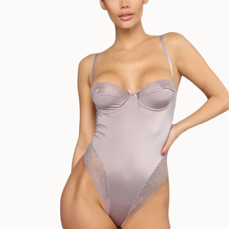 2020 AliExpress foreign trade women's clothing hot models exquisite sexy and interesting women's underwear lace sexy jumpsuit