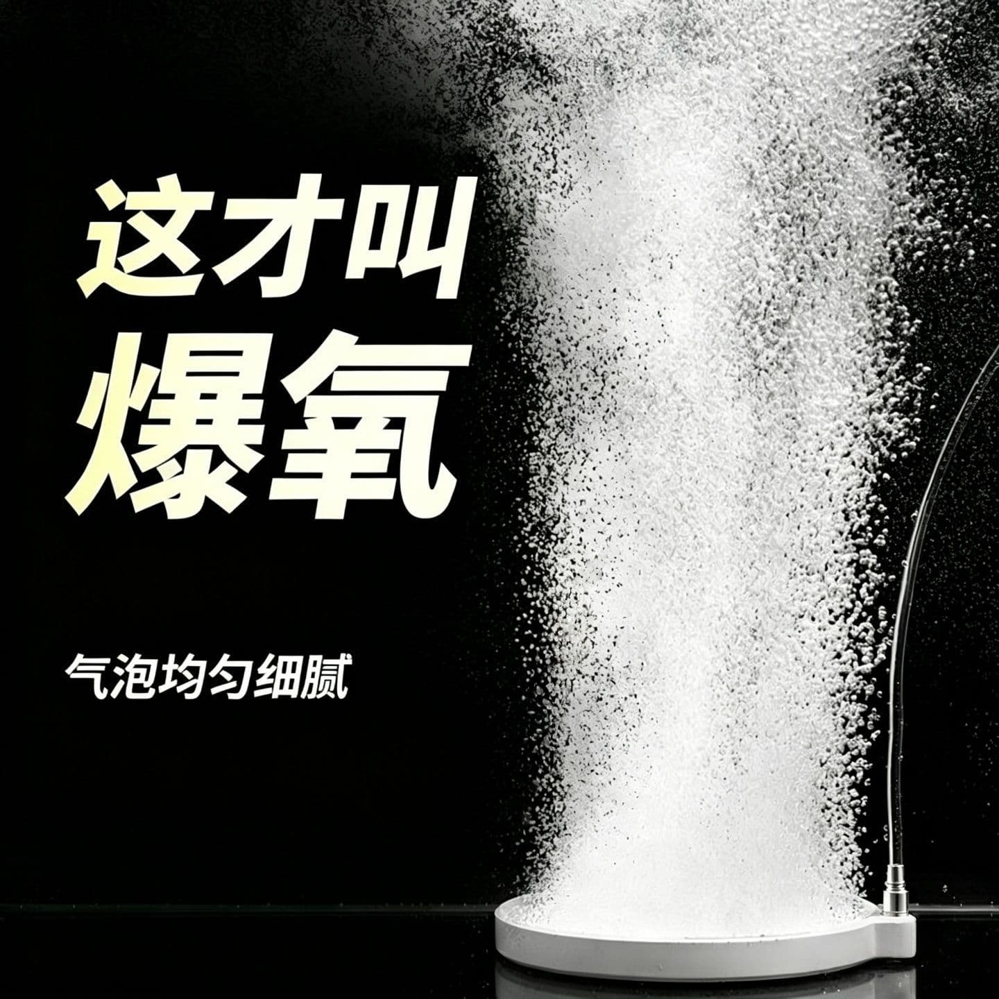 Factory direct sales oxygen pump silent fish tank low pressure nano bubble stone refiner explosion oxygen aerator aeration disk