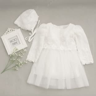 Girls Princess Dress Spring Autumn Long Sleeve Elegant Dress Flower Girl Party Gown