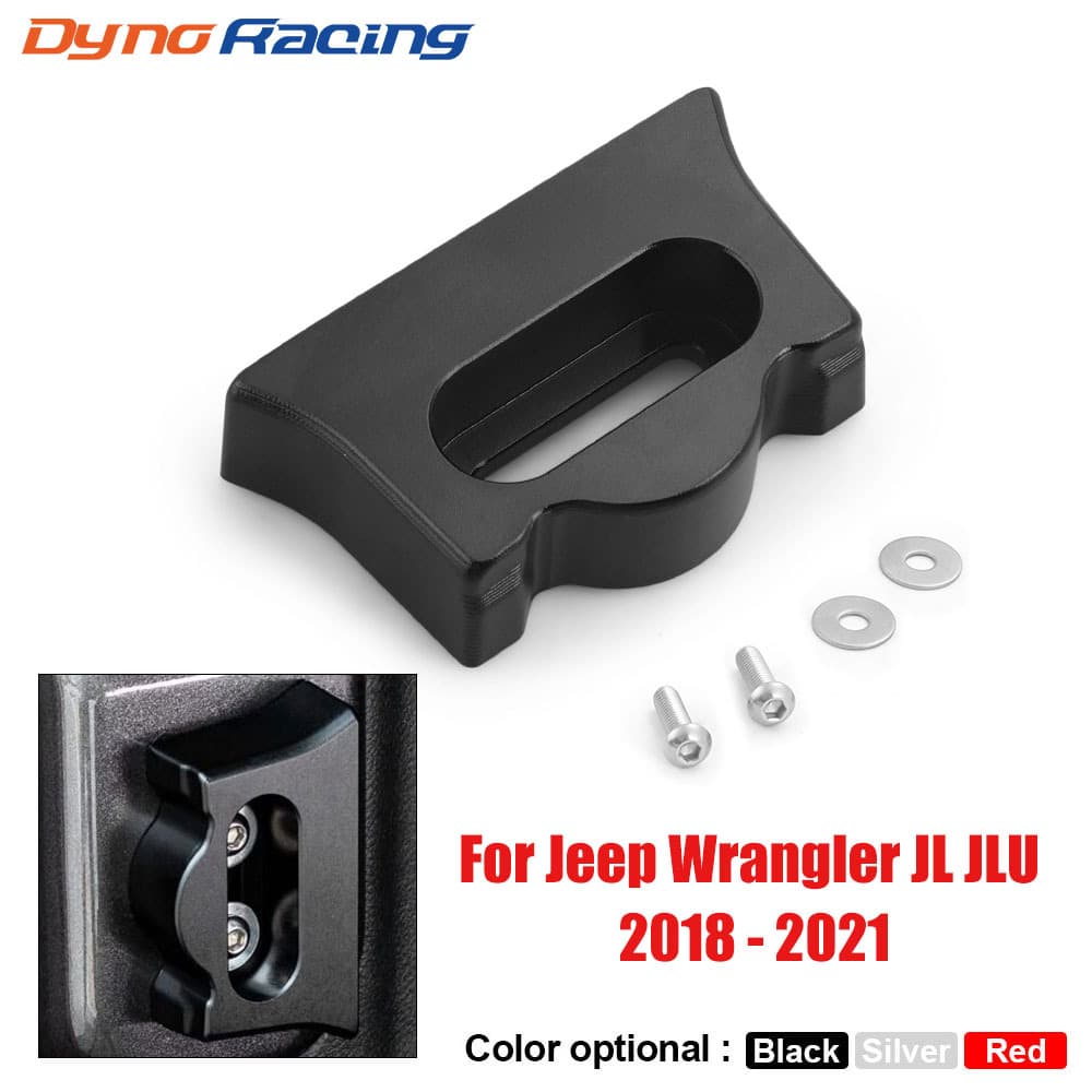 Tailgate Latch Bumper Stop Tailgate Aligner for Jeep Wrangler JL JLU 2018~2021