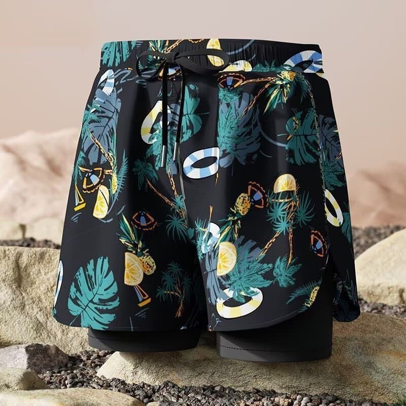 Men's swimming trunks anti-embarrassment 2026 new boxer large size swimming trunks professional hot spring swimsuit swimming complete equipment