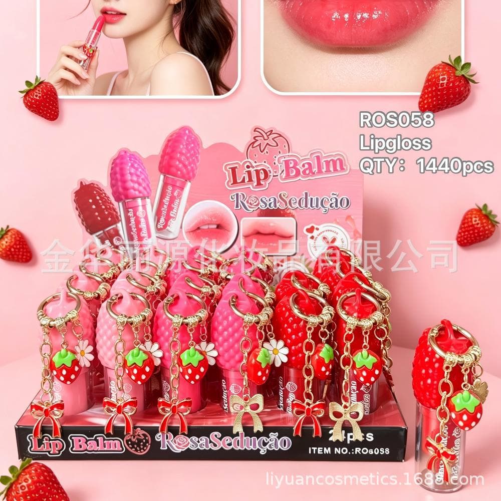 Honey Lip Oil Chocolate Lip Glaze Brazilian Lip Balm Fruit Banana Lip Gloss Strawberry Lipstick