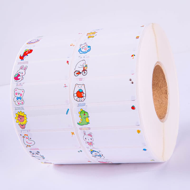Name Stickers Children's Cartoon Waterproof Name Stickers Primary School Items Differentiation Marks Transparent Labels Name Stickers Wholesale