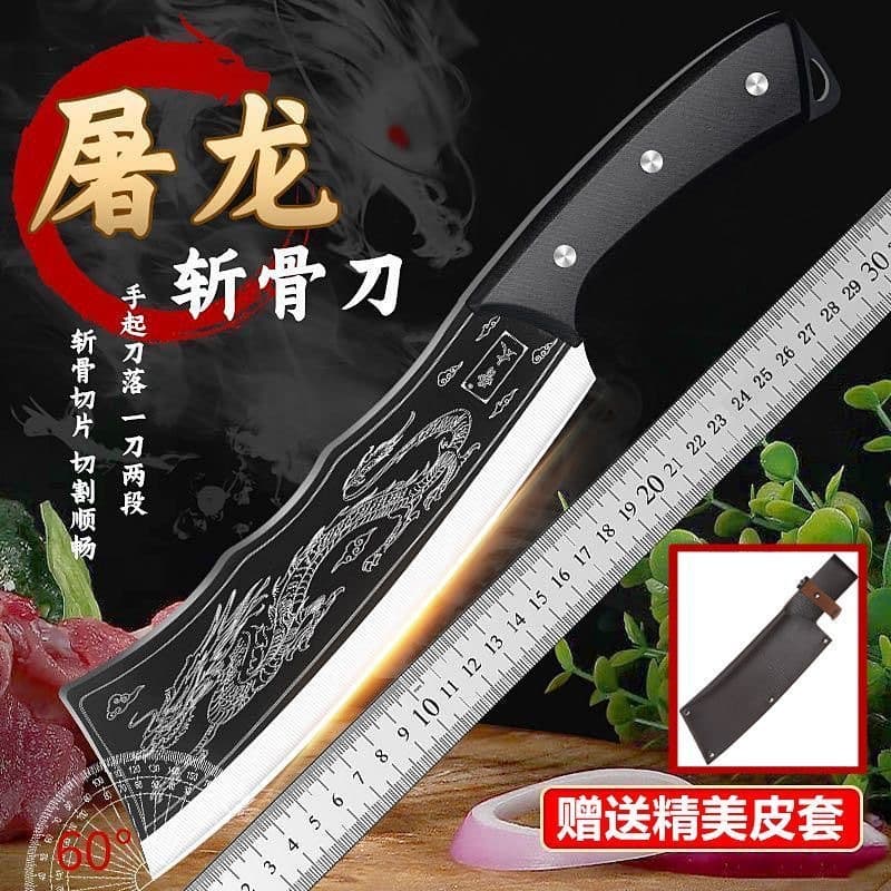 Yangjiang Tulong Bone Chopping Knife stainless steel thickened, sharp and durable chopping knife for kitchen chefs
