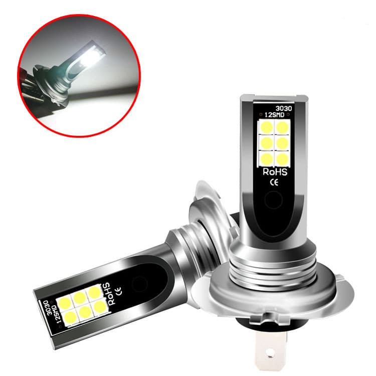 Car led light 3030 12smd h4 h7 h8 9005 h1 h3led headlight anti fog light
