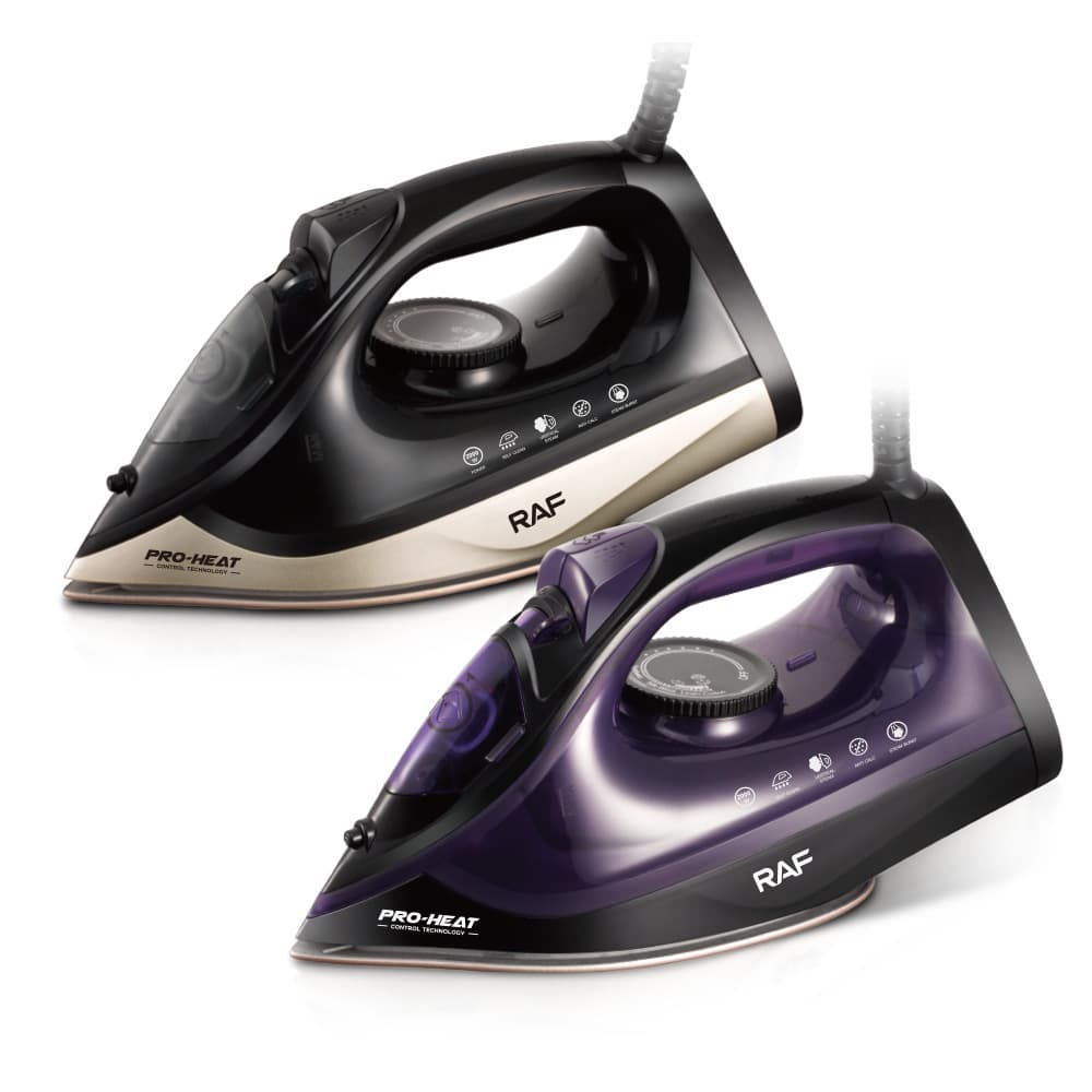 Cross-border EU Standard Household Steam Iron for Clothes Wrinkle Removal, High Power Dry and Wet Ironing