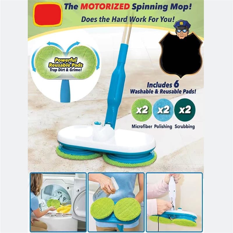 Cross-Border Home Wireless Electric Floor Washer Mop - Automatic Scrubbing Machine, Handheld Rechargeable Cleaning Mop