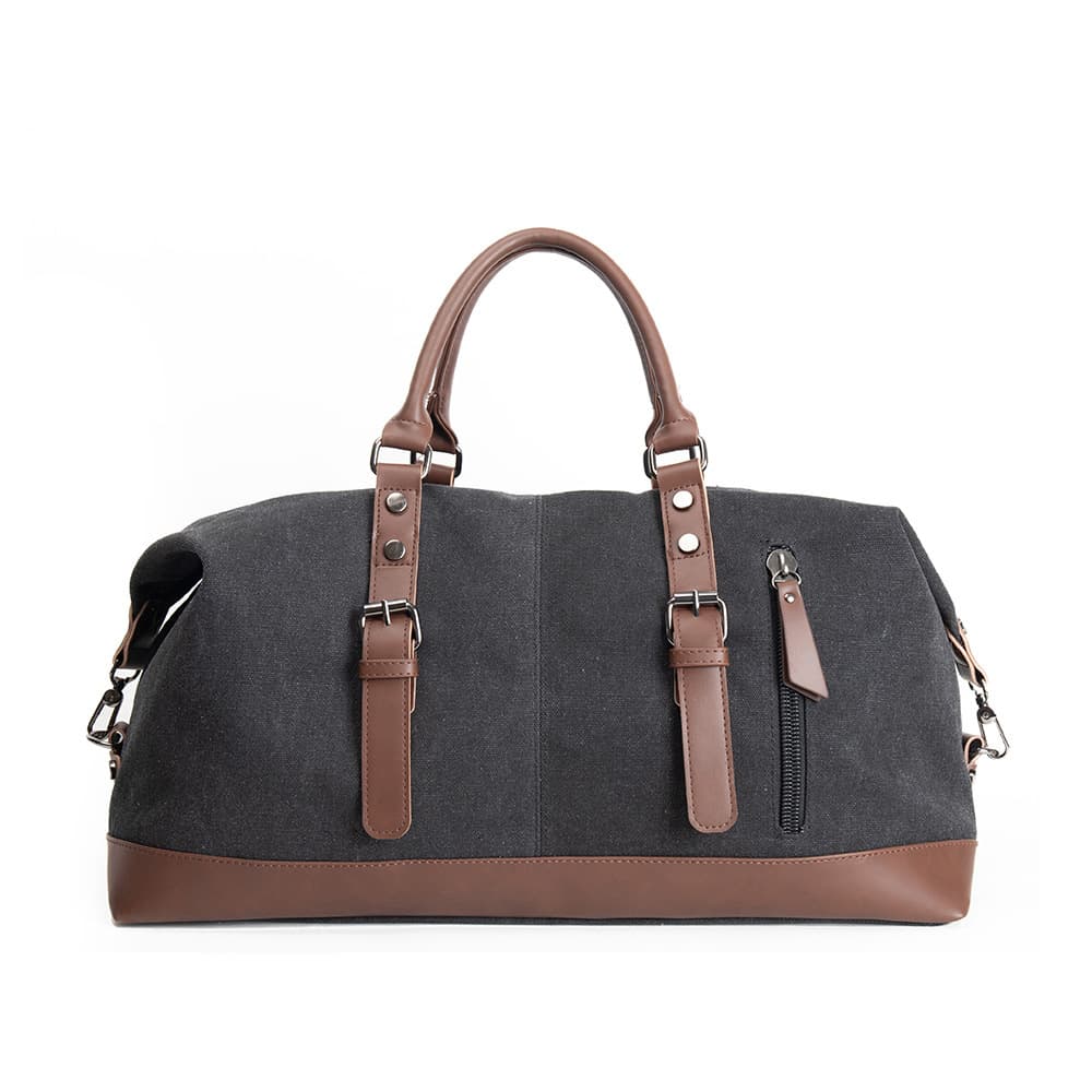 2024 New Men's Outdoor Large Capacity Luggage Bag Casual Unisex Canvas Shoulder Hand Carry Travel Bag Handbag