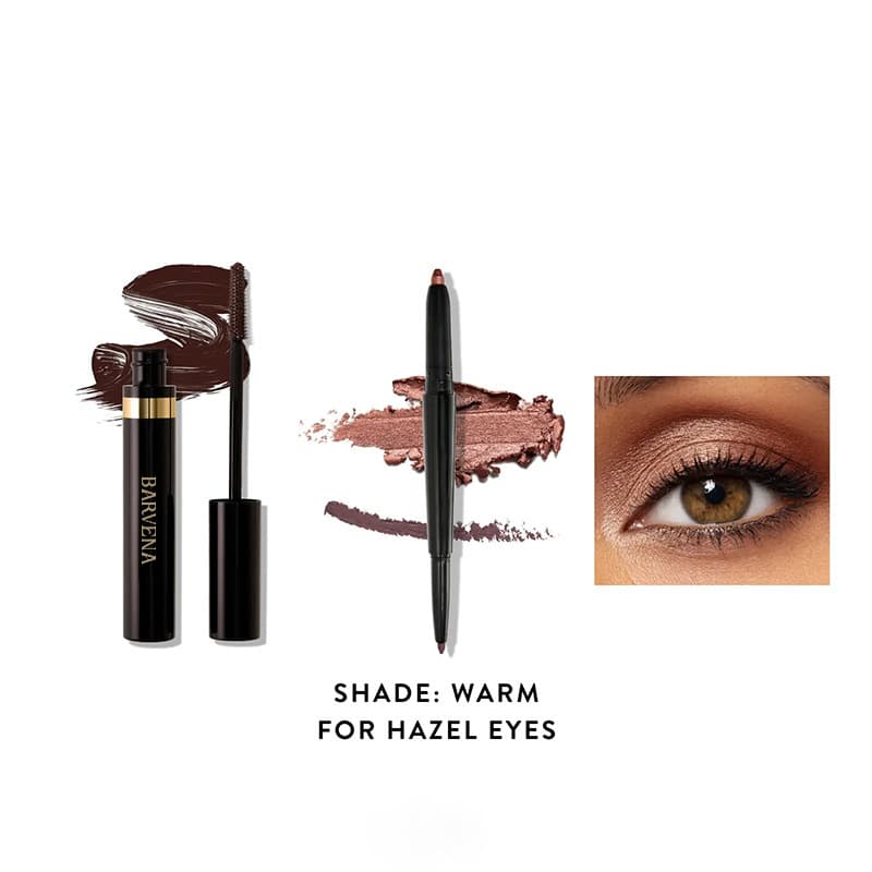 Cross-border Eye Makeup Set Dual-Ended Eyeshadow Stick + Mascara Long-Lasting Color