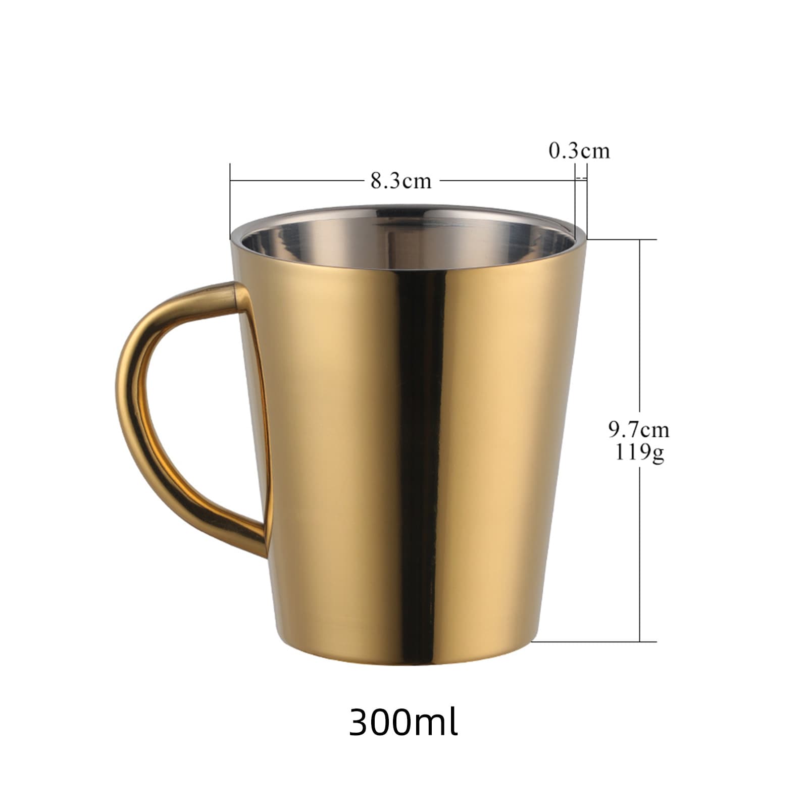 304 Stainless Steel Gold Cutlery Set for Hotel Hot Pot Commercial and Home Use Soup Spoon and Strainer Tableware