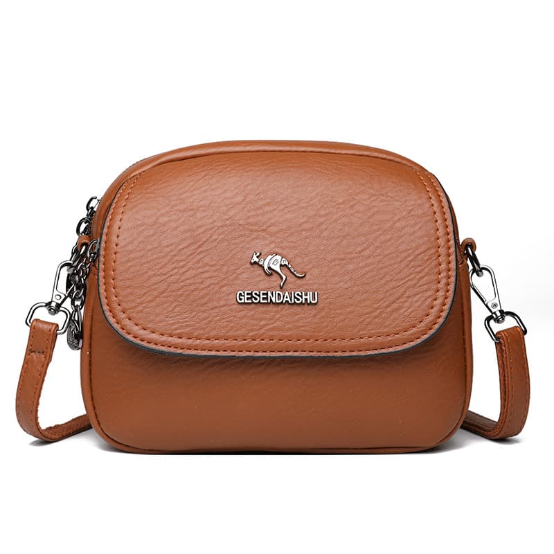 Cross-border Practical Small Bag for Women 2025 New Trend Casual Versatile Phone Bag Large Capacity Soft Leather Shoulder Crossbody Bag